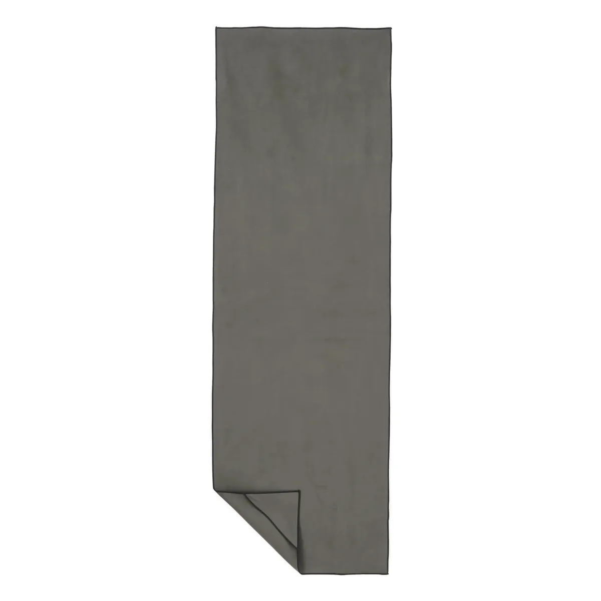 Amazon Basics Toalla para esterilla de yoga gris, antideslizante y absorbente (188 x 61 cm) foto 2