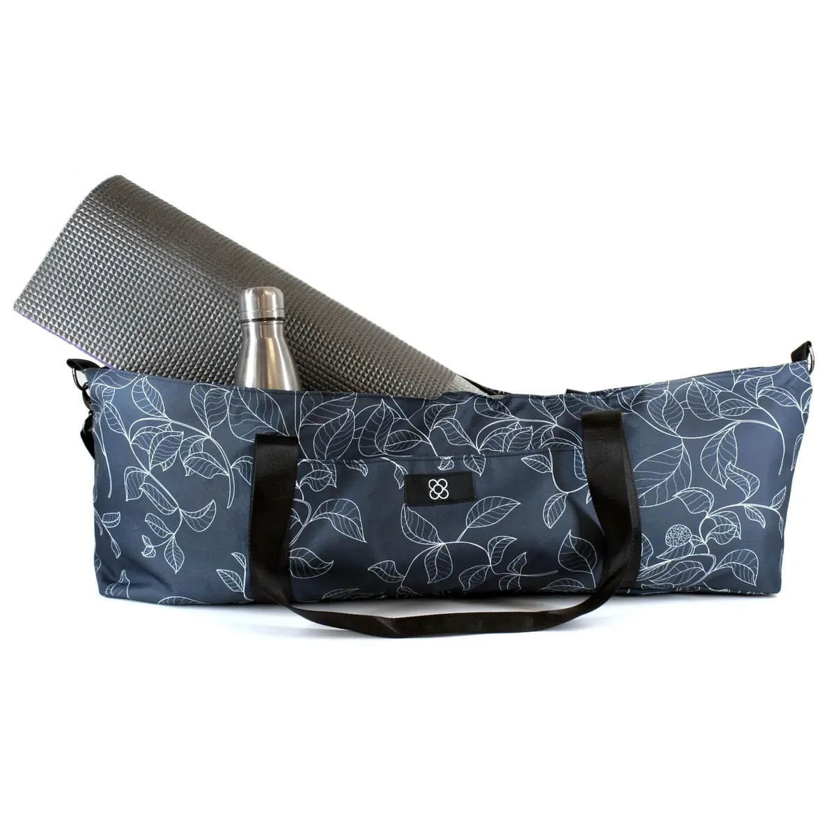 DOJA Barcelona Bolsa Esterilla Yoga XXL Estampado - Mochila Yoga de Diseño Resistente - Espaciosa con Bolsillos Integrados - Asas y Correa De Hombro - Bolsa Pilates Transporte Comodo foto 2