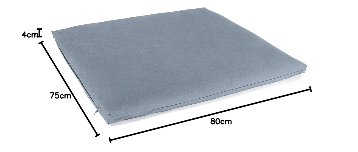 Lotuscrafts Esterilla de Meditación Zabuton Deluxe - Extra Gruesa - Cojín de Meditación para Meditación Relajada - Funda Lavable 100% Algodón - Certificado Gots foto 2